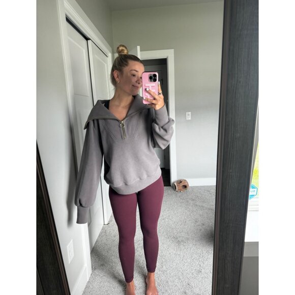 VARLEY Vine Ottoman Half Zip Pullover in Charcoal Size Medium - Picture 12 of 14